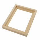 Luxe baklijst blank gelakt,  50 x 50 cm